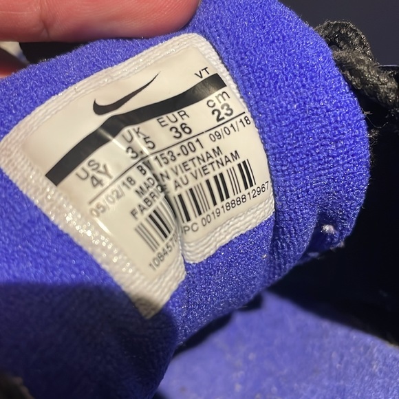 Nike Air Vapormax 97 GS Persian Violet Black  Size 4Y 5.5 Womens BV1153-001 EUC - Picture 8 of 9